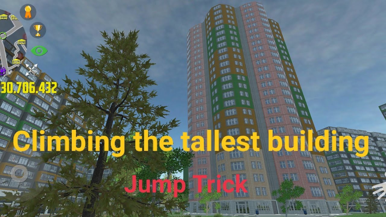 Climbing the tallest building || Car Simulator 2 || Jump Trick || Lamborghini Urus || Luxus ||