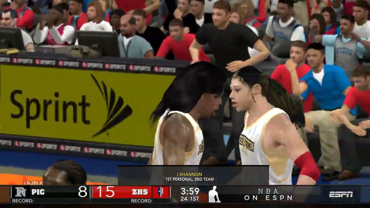 NBA2K14 Womens highschool basketball Zanesville vs pick North Q1