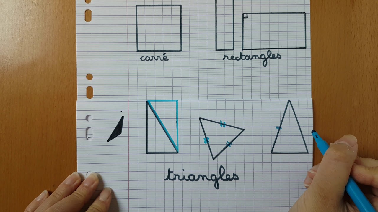 Révisions figures planes - vocabulaire : côtés et sommets