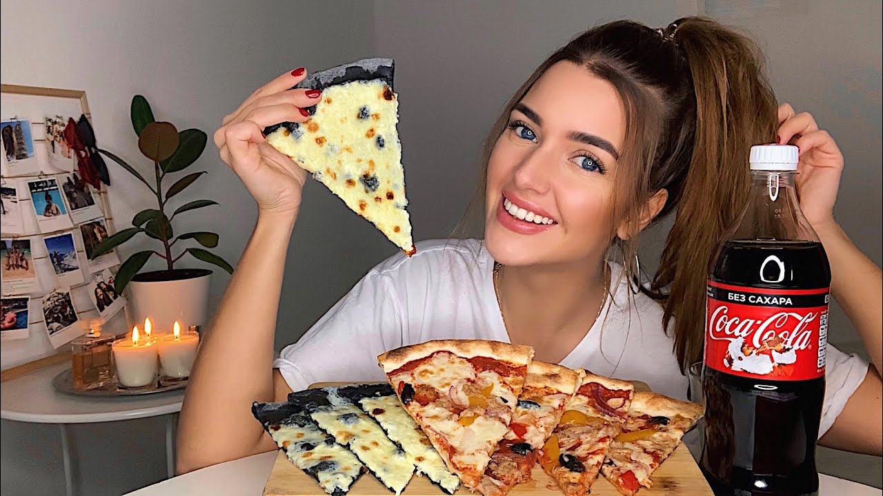 СВИДАНИЕ 🥰 ПОХМЕЛЬЕ 🥴ЗАБРОШКА 😱 || МУКБАНГ пицца кола || MUKBANG pizza cola no asmr