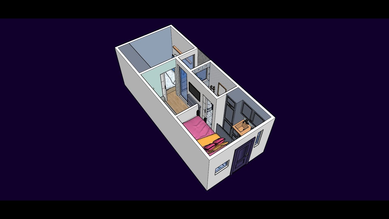 CASA 3X7 CON 2 HABITACIONES Y PATIO INTERIOR