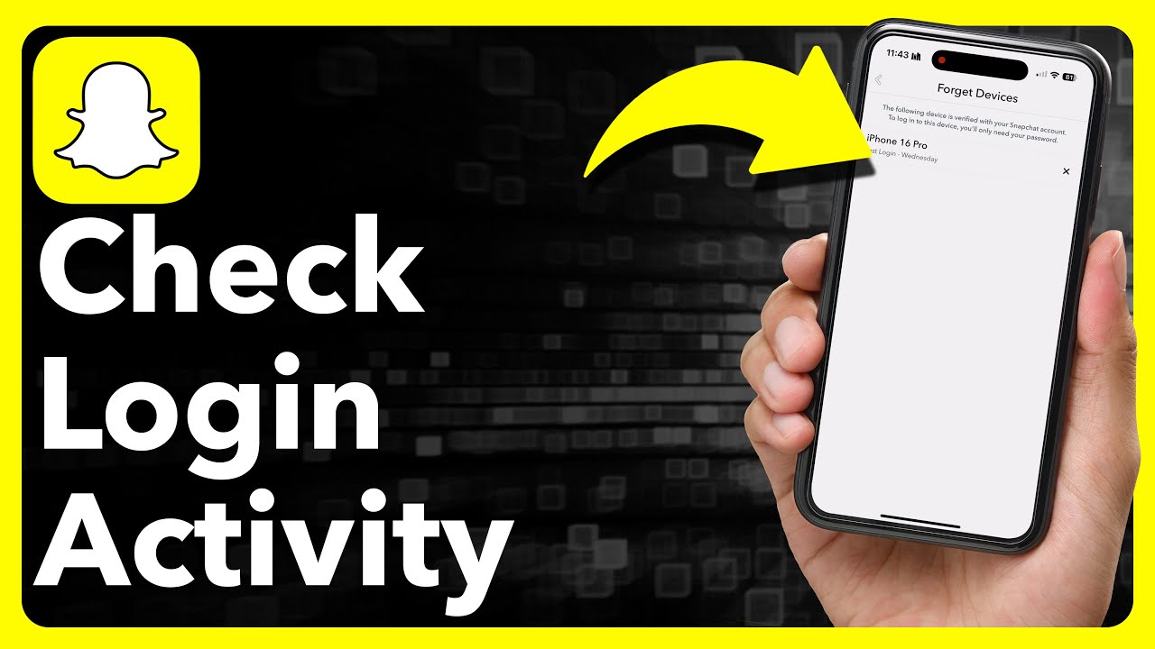 How To Check Login Activity On Snapchat