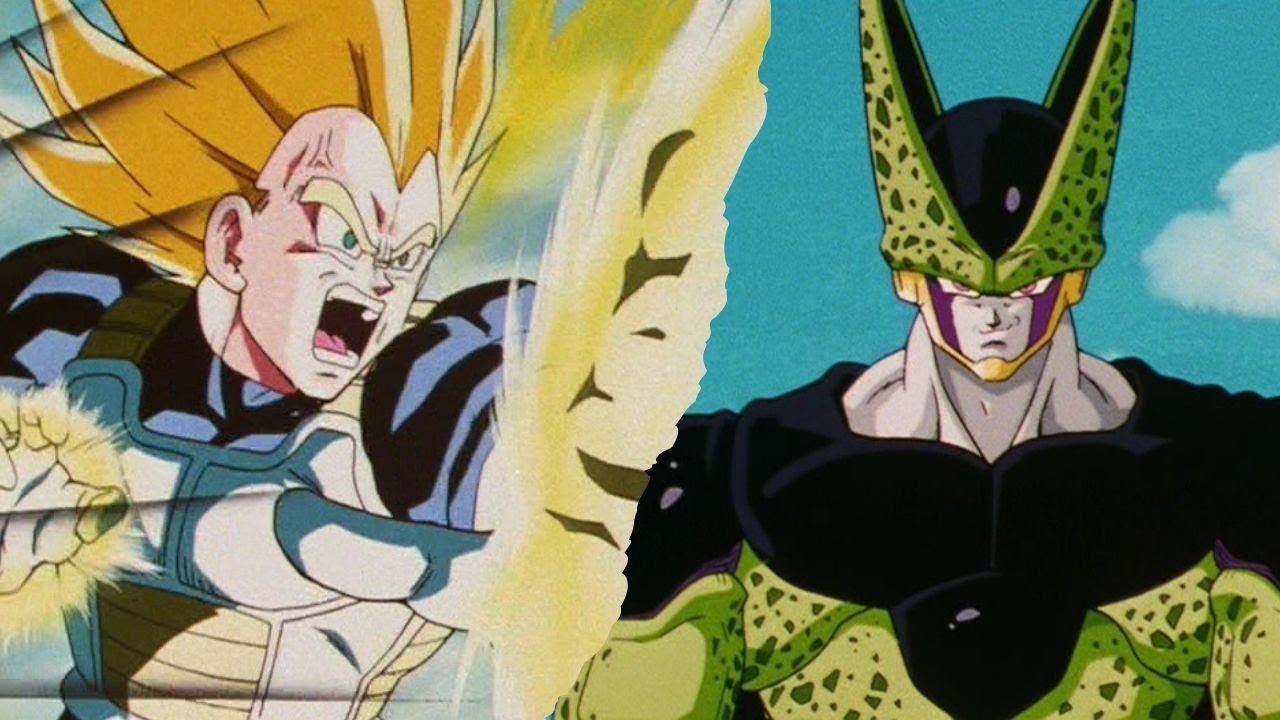 Perfect Cell Defeats Super Vegeta (Japanese)