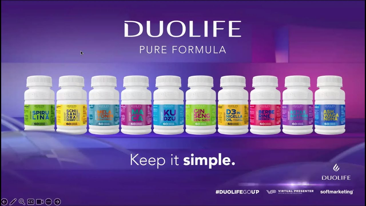 DuoLife PURE FORMULA - Nat&uuml;rlicher Weg zu einem besseren Lebensstil.