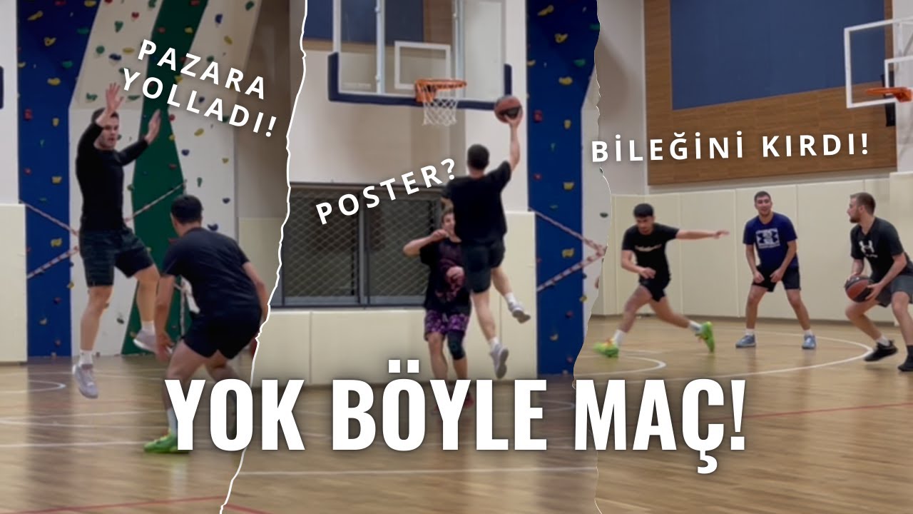 YOK BÖYLE MAÇ ! | 3 VS 3 BASKETBOL MAÇI