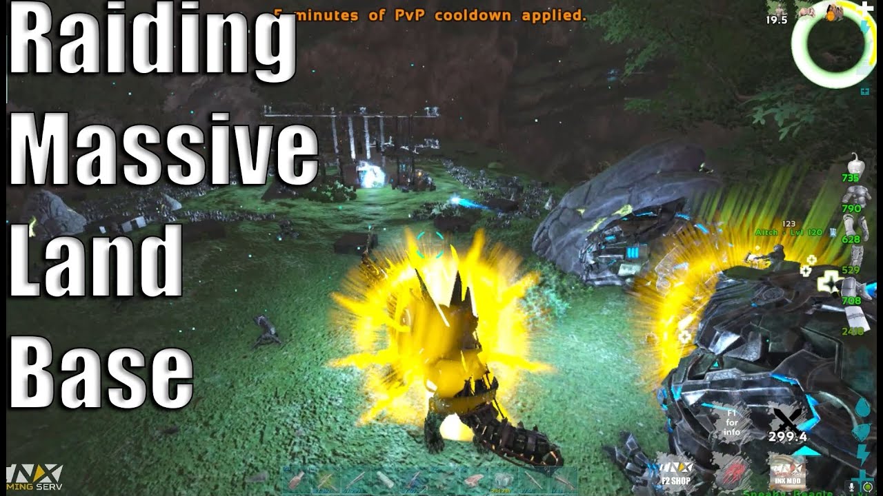 30 minutes of DUO Raiding on Ark's Most Populated PVP Cluster