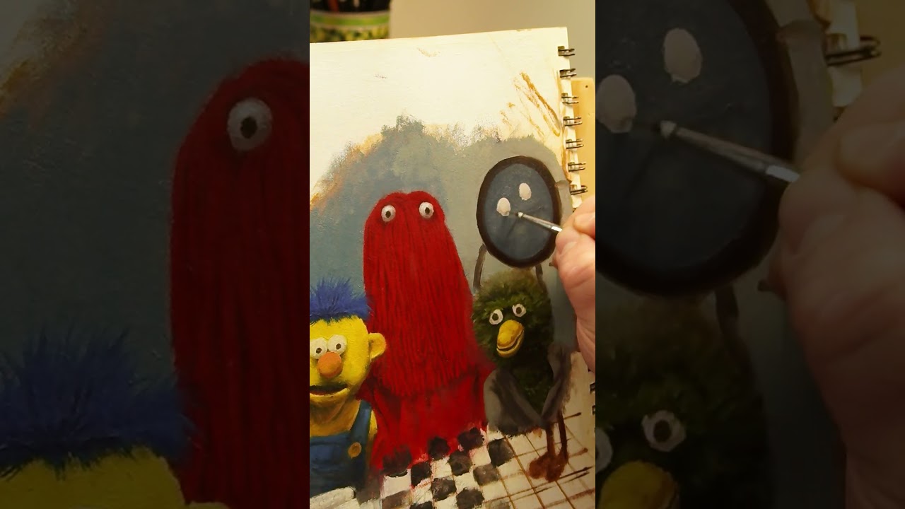 DHMIS - TONY THE CLOCK - PAINTING TIMELAPSE 