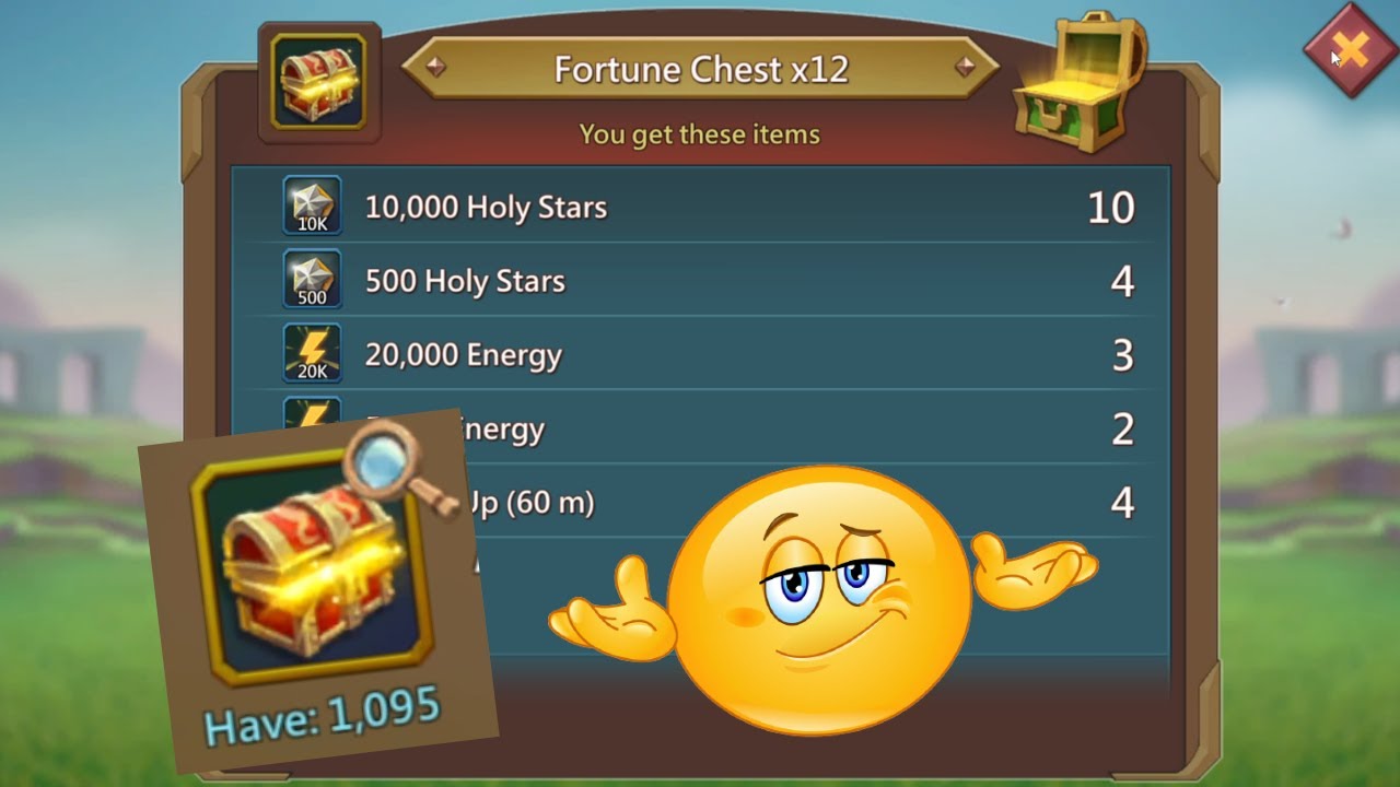 Opening 1000+ Fortune Chests on Fritsche's Account | Lords Mobile