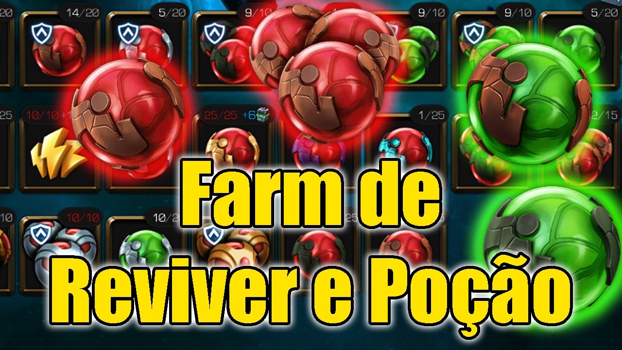 ONDE FARMAR REVIVER E POÇÃO NO MARVEL TORNEIO DE CAMPEÕES?