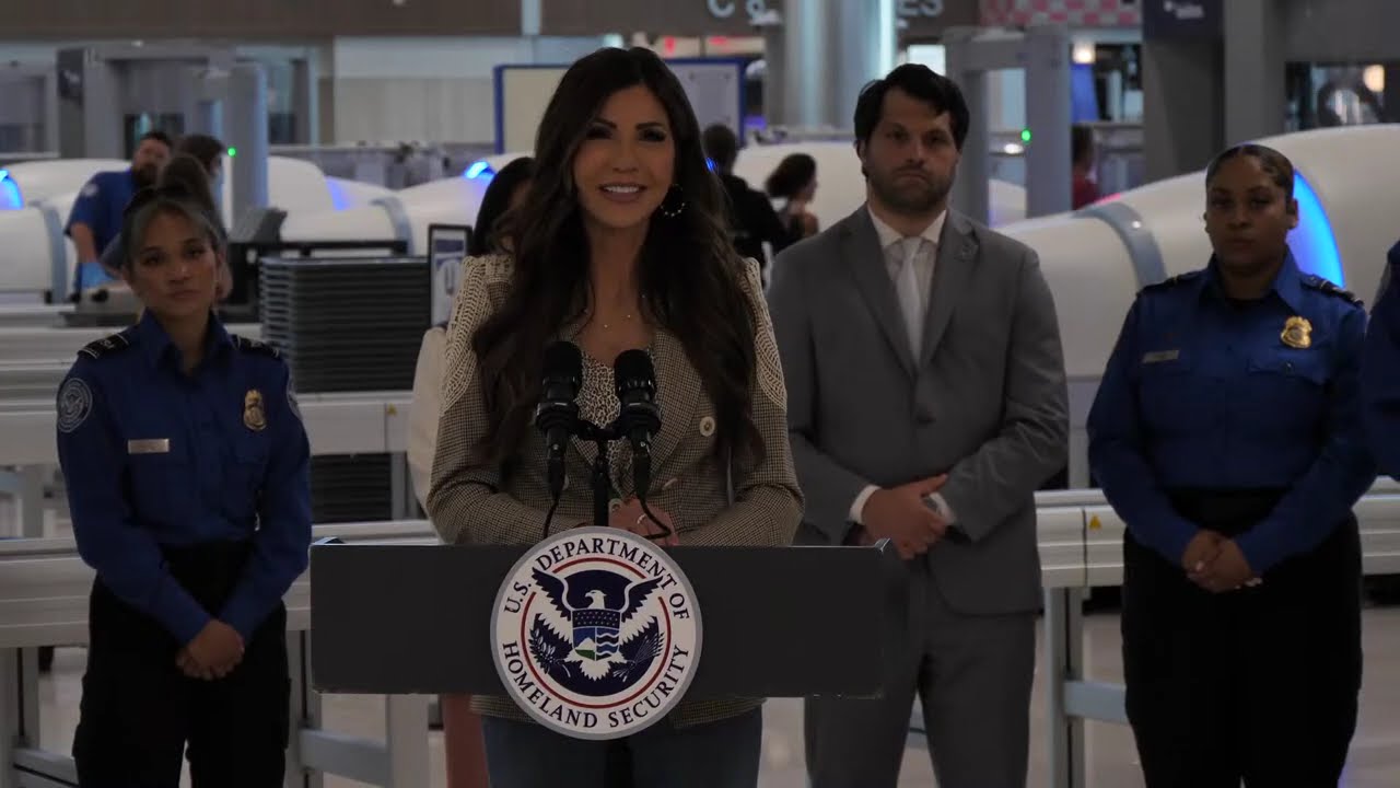 Homeland Security Secretary Kristi Noem to Host Press Conference at Nashville International Airport
