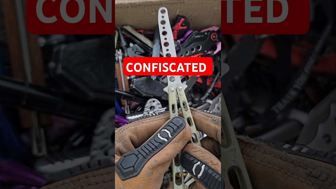 I Bought 25 POUNDS Of TSA Confiscated Knives And I Found...