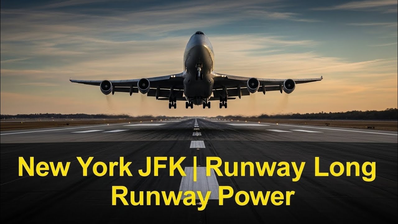 Beautiful Boeing 747 Takeoff from New York JFK | Runway 31L Long Runway Power