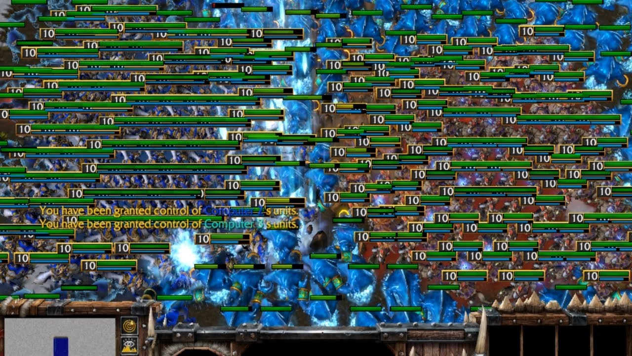 100 Far Seer Lv10 vs 100 Antonidas Lv10