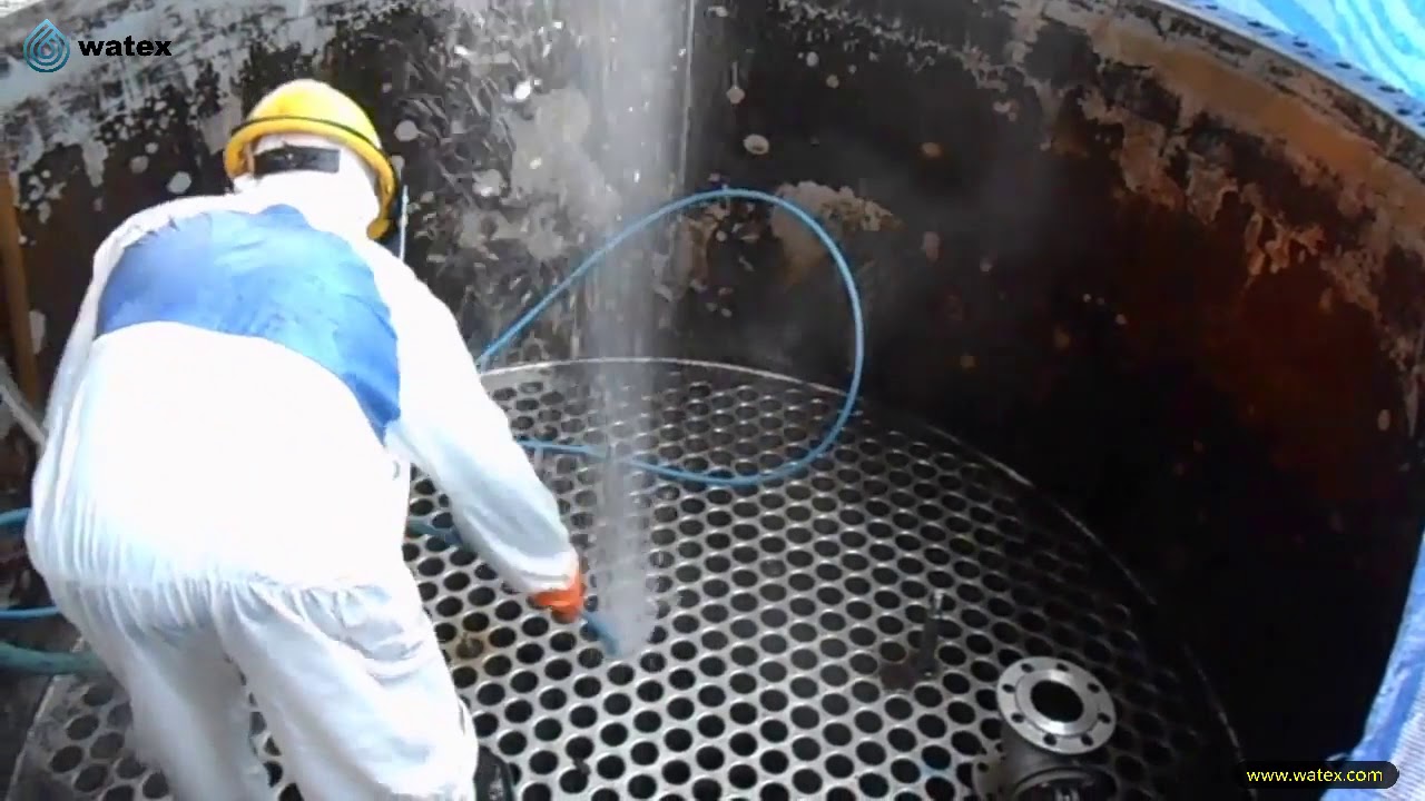 water jetting equipment-  uhp water jetting heat exchanger with big flow rate and high pressure