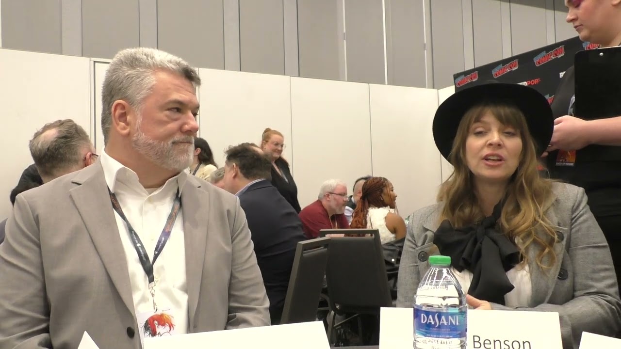 NYCC 2023 --  Slayers: A Buffyverse Story - Christopher Golden,  Amber Benson