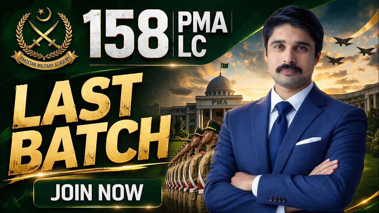 158 PMA Long Course Test Preparation | Pakistan Military Academy