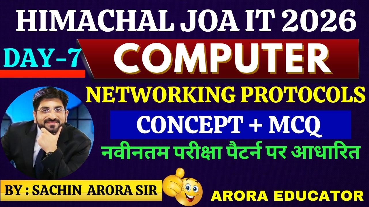 JOA IT Computer Classes 2026 | Arora Educator | #hpjoait #joaitcomputer #joait #hprca #computer Day7