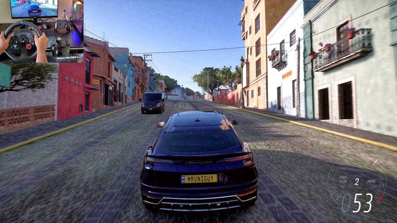 Lamborghini Urus 910hp - Forza Horizon 5 I Logitech G29 Steering Wheel (Night to Day Drive)