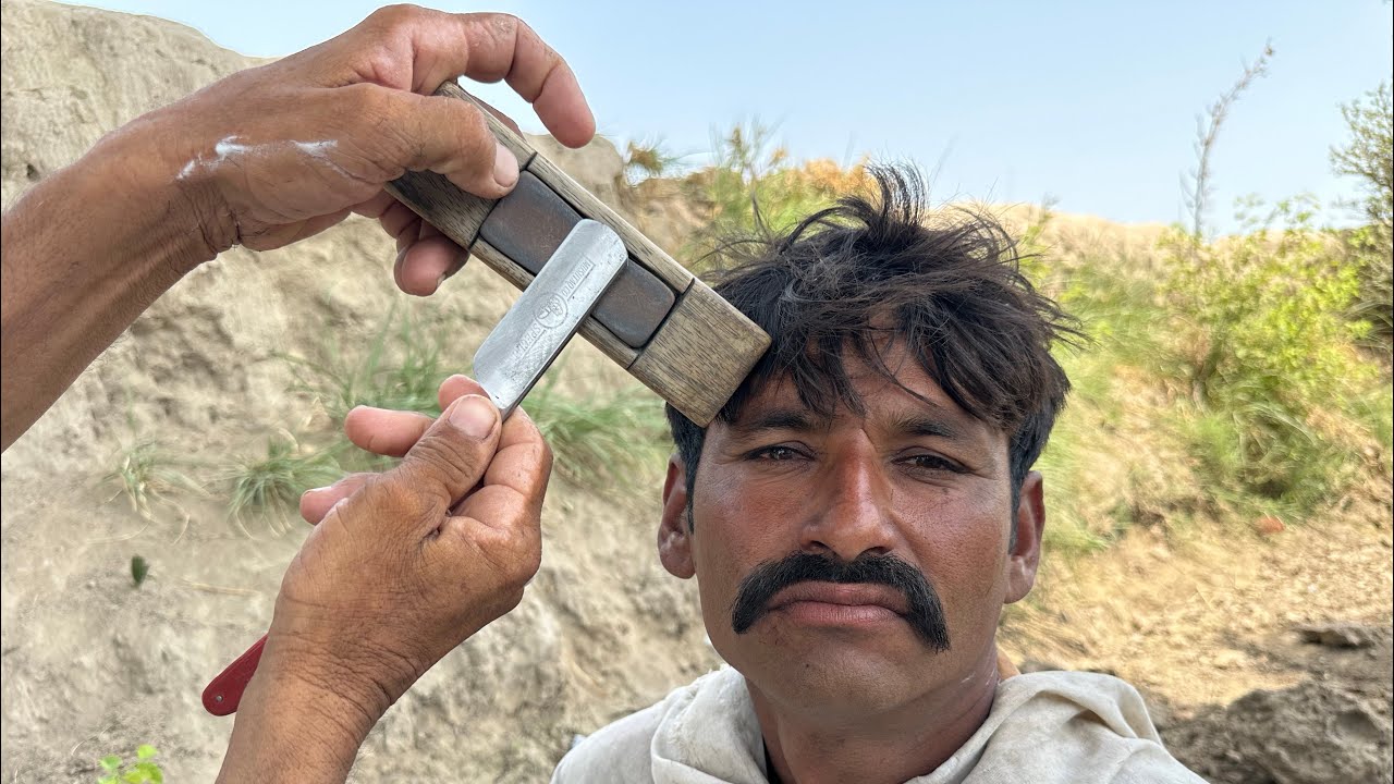 ASMR Fast and Aggressive Shaving With Barber Old [SHAMS ASMR]