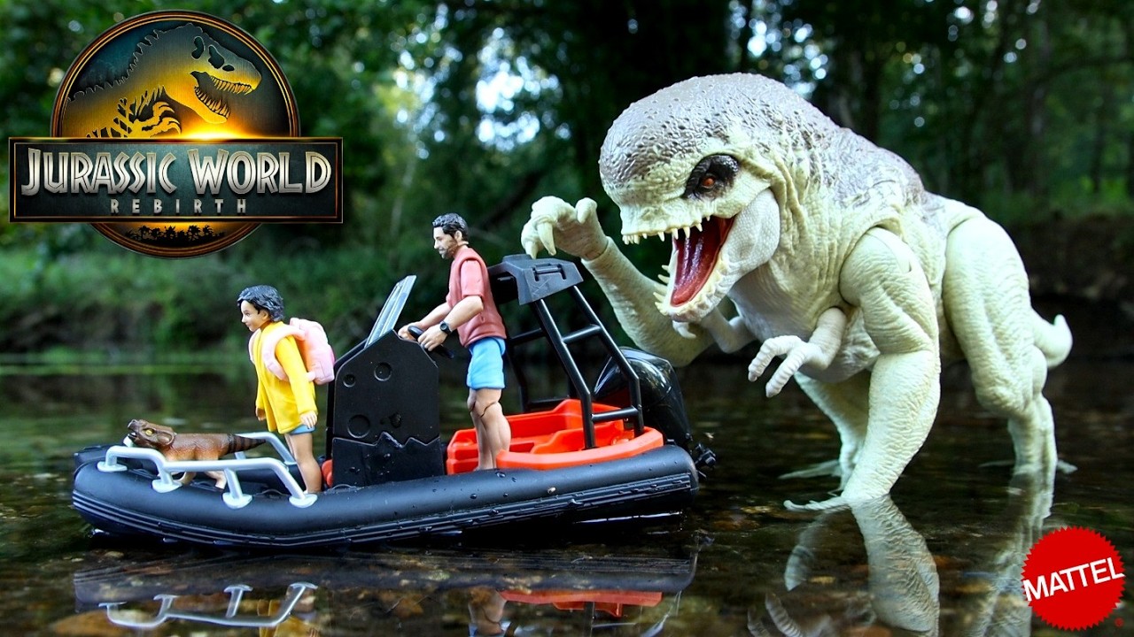 Distortus Rex Island Escape Set Jurassic World Rebirth Delores Mattel