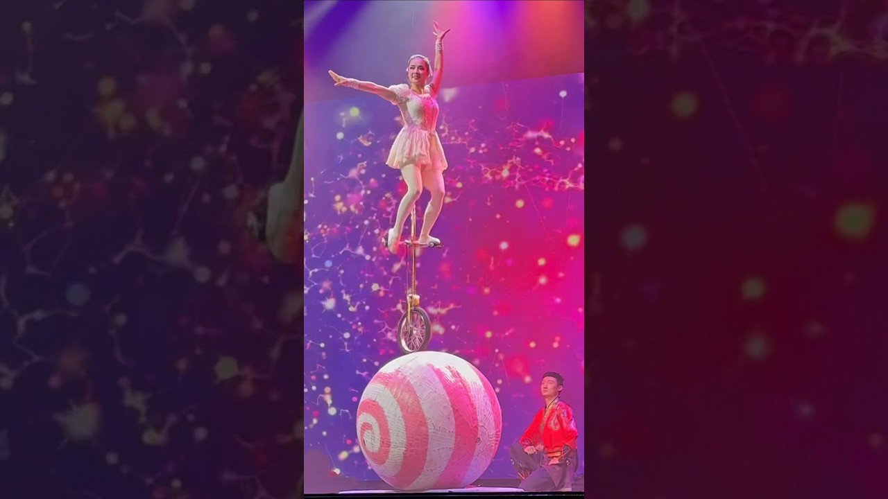 Incredible Unicycle Balance on a Giant Ball | Shanghai Circus Branson