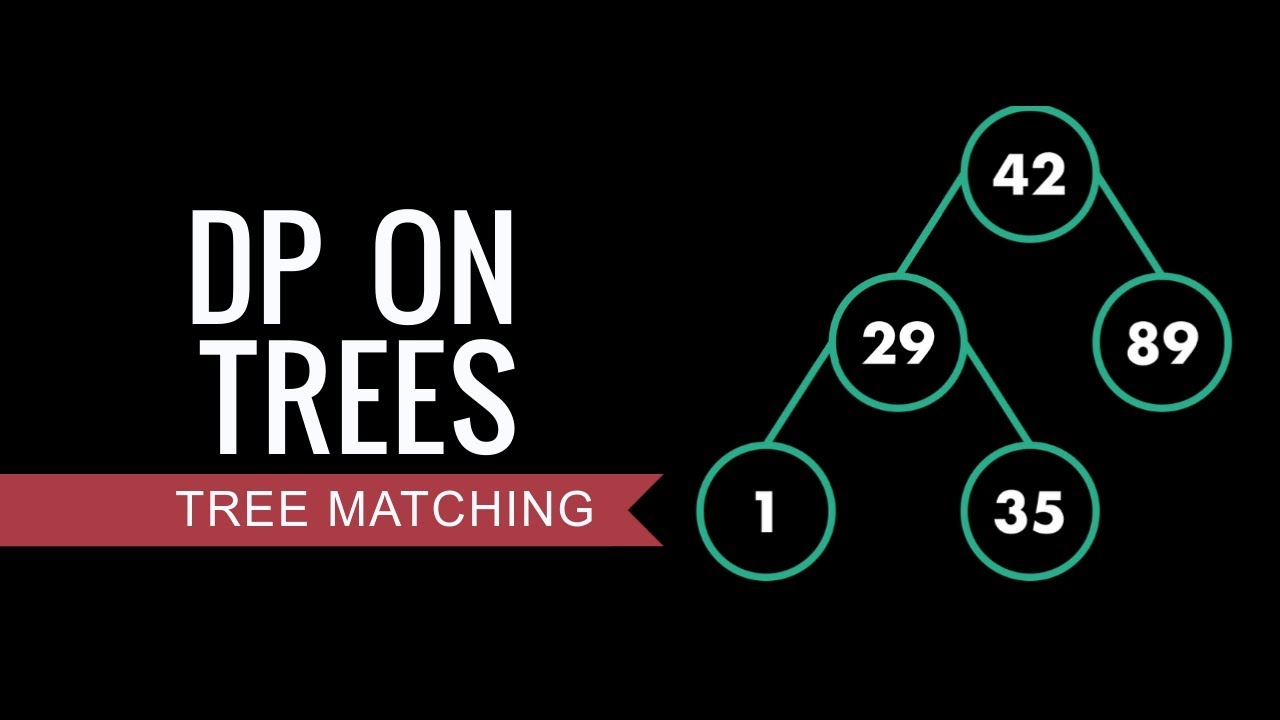 DP on Trees: Tree Matching