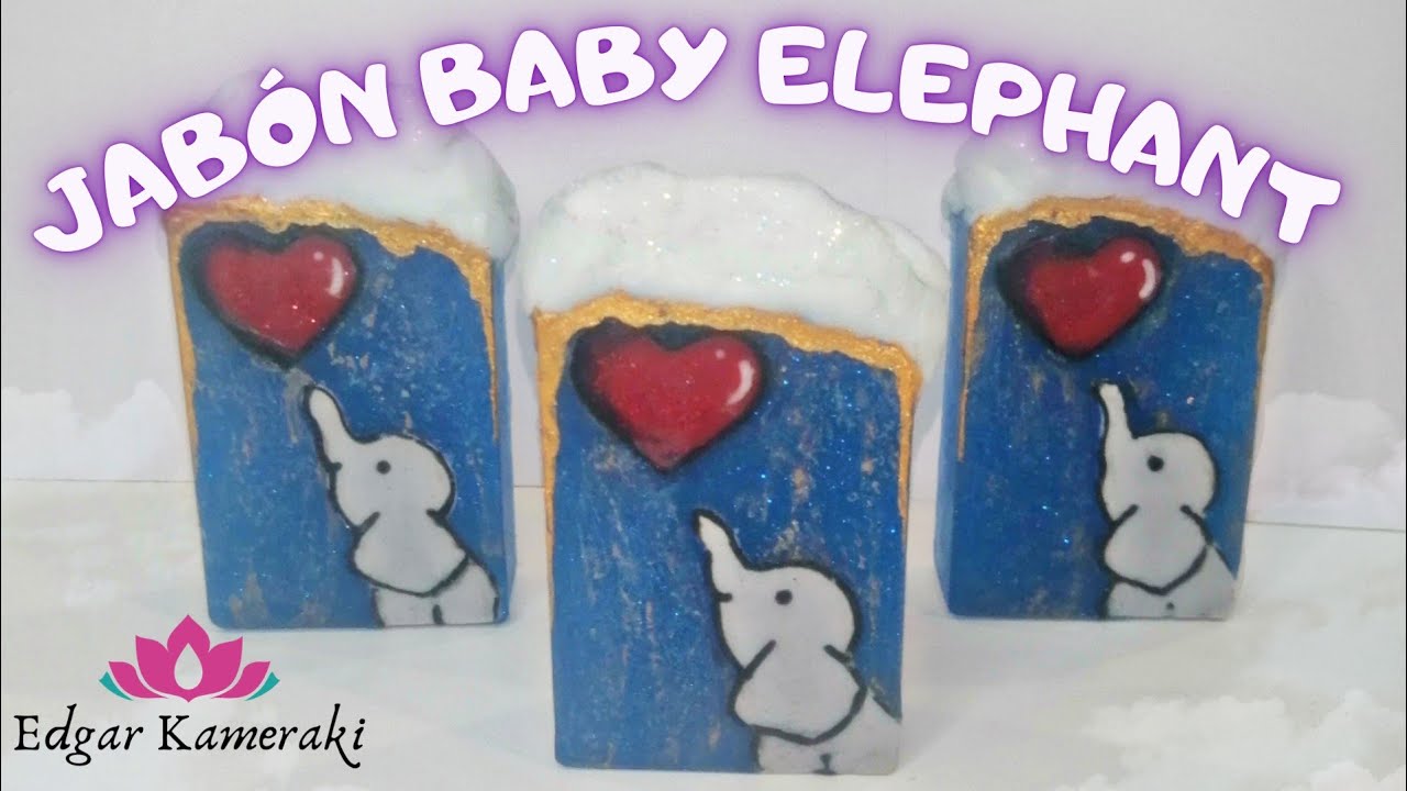 JABÓN BABY ELEPHANT jabón de glicerina, melt and pour