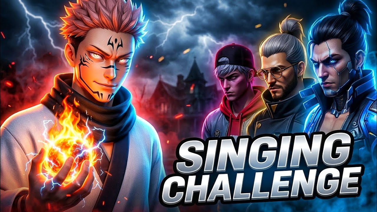 FREE FIRE SINGING CHALLENGE PART - 5 THE LAST PART OF THIS CHALLENGE || #freefire #ffchallenge 