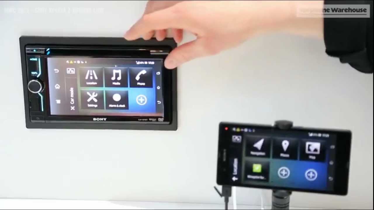 Sony Xperia Z - Mirror Link Demo at the Mobile World Congress
