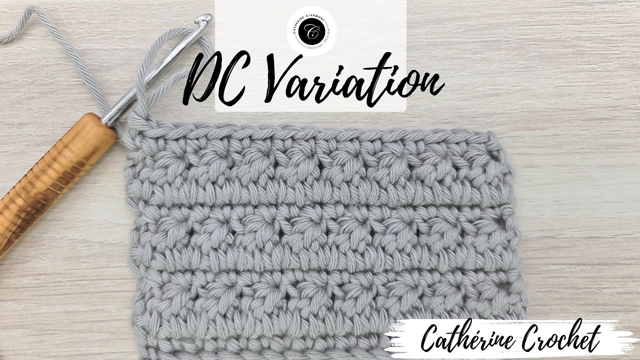 Crochet Stitch / Crochet Pattern - Double Crochet Variation