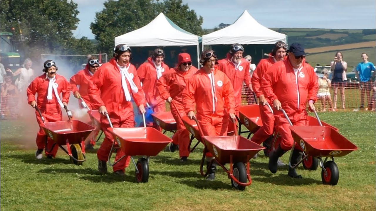 2026 06 28 The Red Barrows at Cornworthy village fete