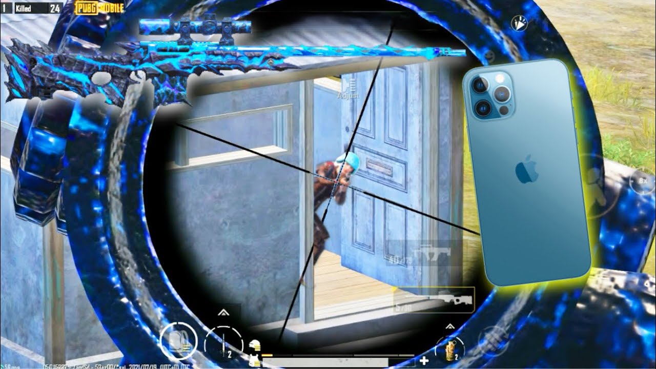 KING OF SNIPER AWM with iPhone12 PRO MAX!!😍Pubg Mobile