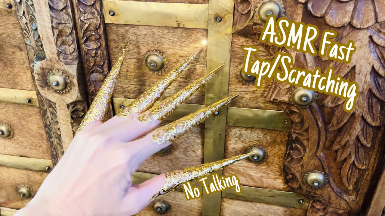 ASMR * LONG Nail Tapping & Scratching * No Talking * ASMRVilla