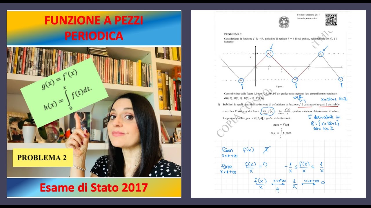 Funzione a tratti periodica (Problema 2 Esame 2017)