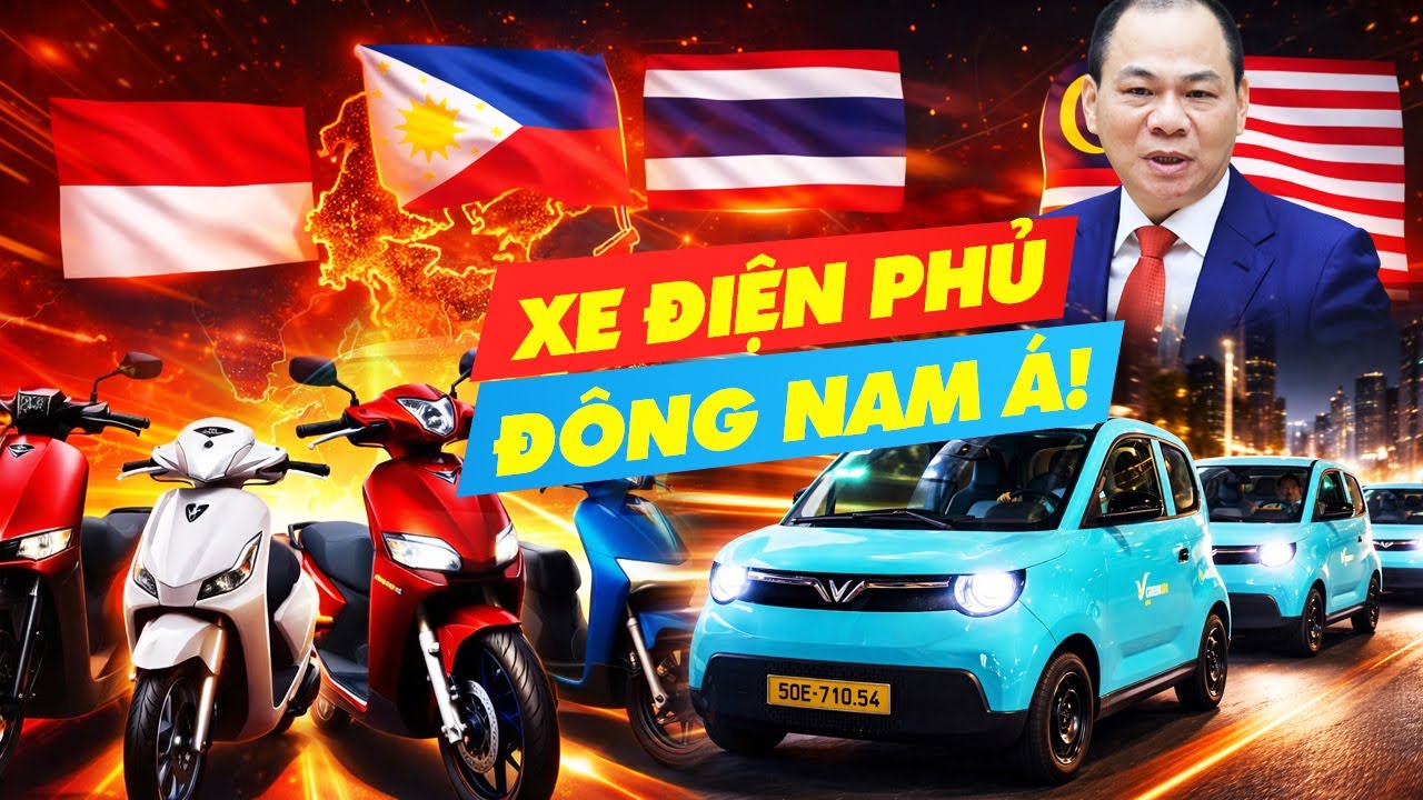 VINFAST & XANH SM: 45.000 TRẠM PIN, 7 MẪU XE MỚI, PHỦ SÓNG ĐÔNG NAM Á - CUỘC CHƠI ĐÃ ĐỔI CHIỀU?