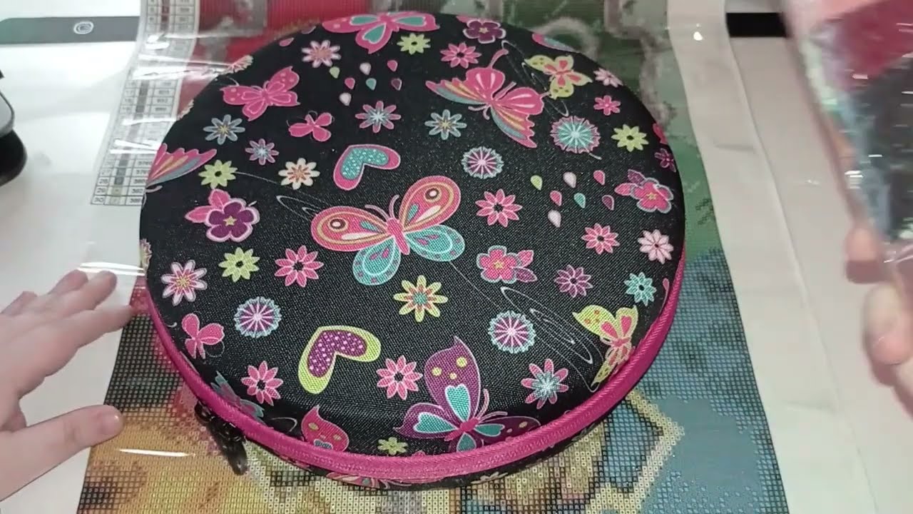 NEUER DIAMOND PAINTING KOFFER ...Er ist RUND!!! 🧳💎 DPClubs HAUL