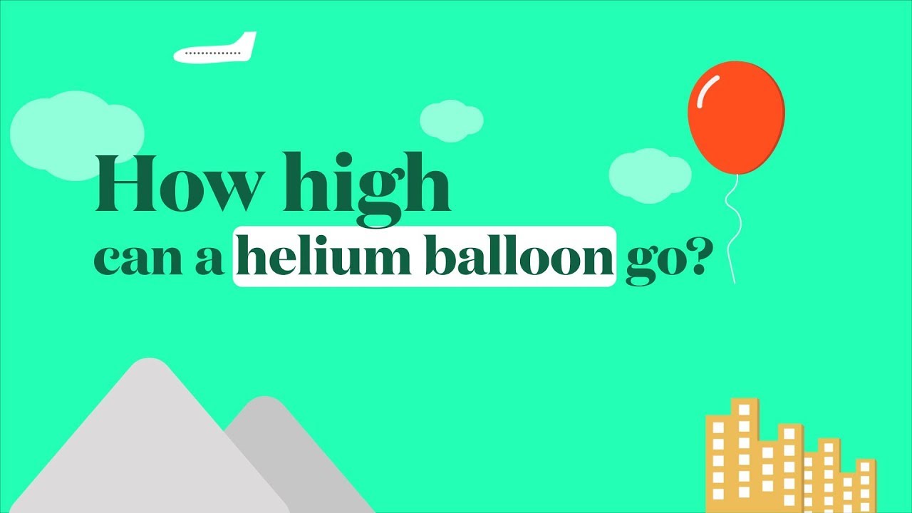 How high can a helium balloon go?