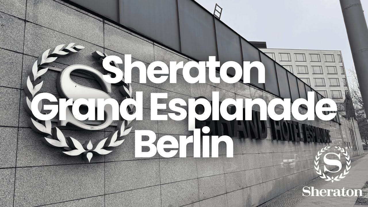 🏨 HOTEL TOUR in 4K | Sheraton Grand Esplanade Berlin &ndash; Room, Lounge & First Impressions 🇩🇪✨