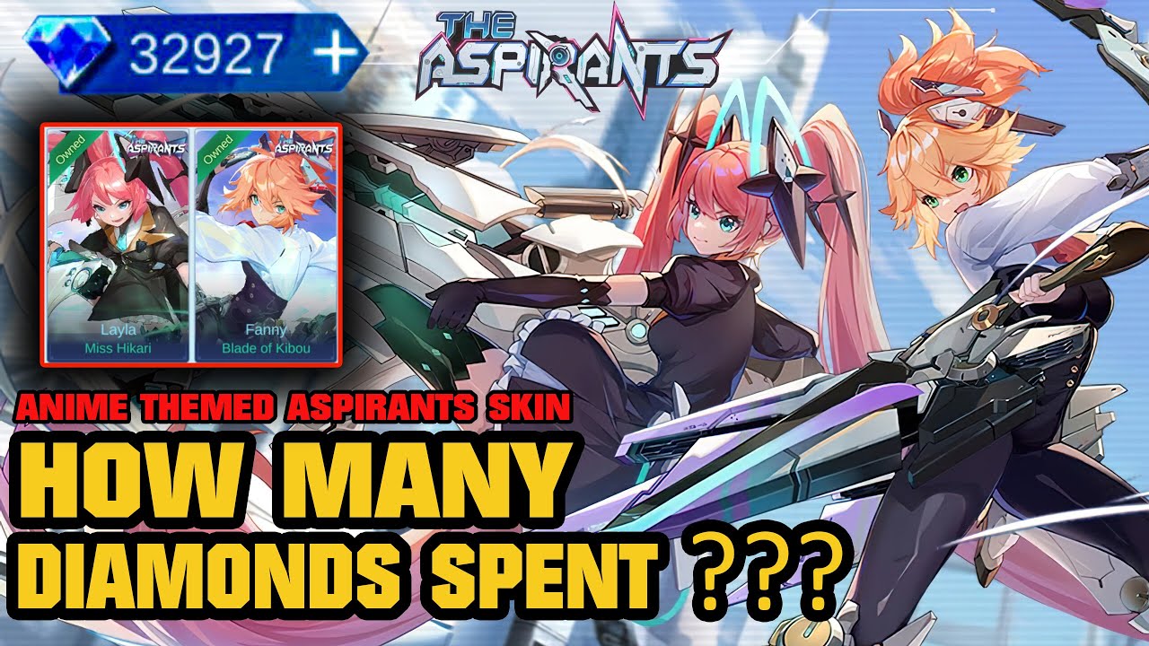 x70 Draws - Aspirants Unite Event - Anime Themed Layla and Fanny Skin