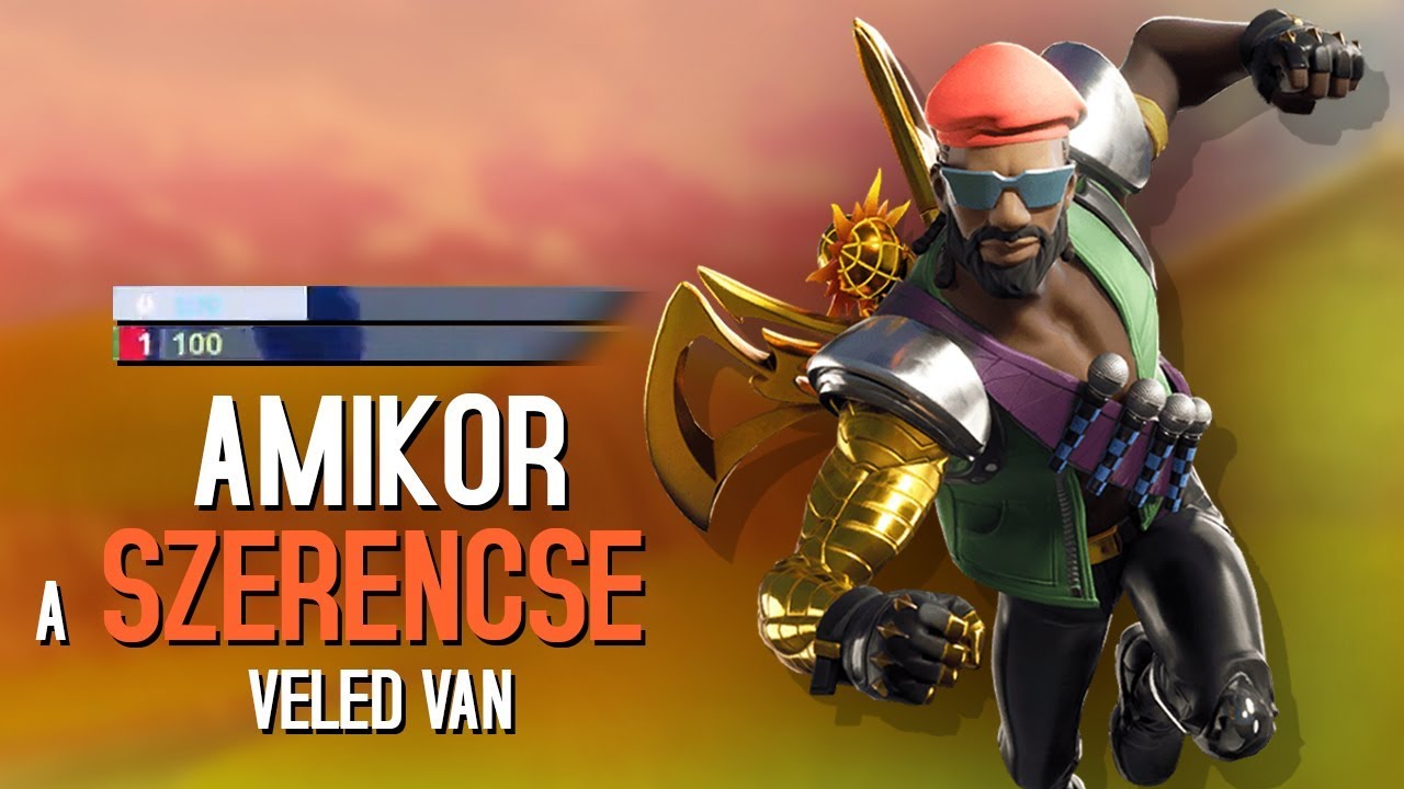 AMIKOR A SZERENCSE VELED VAN! (Fortnite Battle Royale)