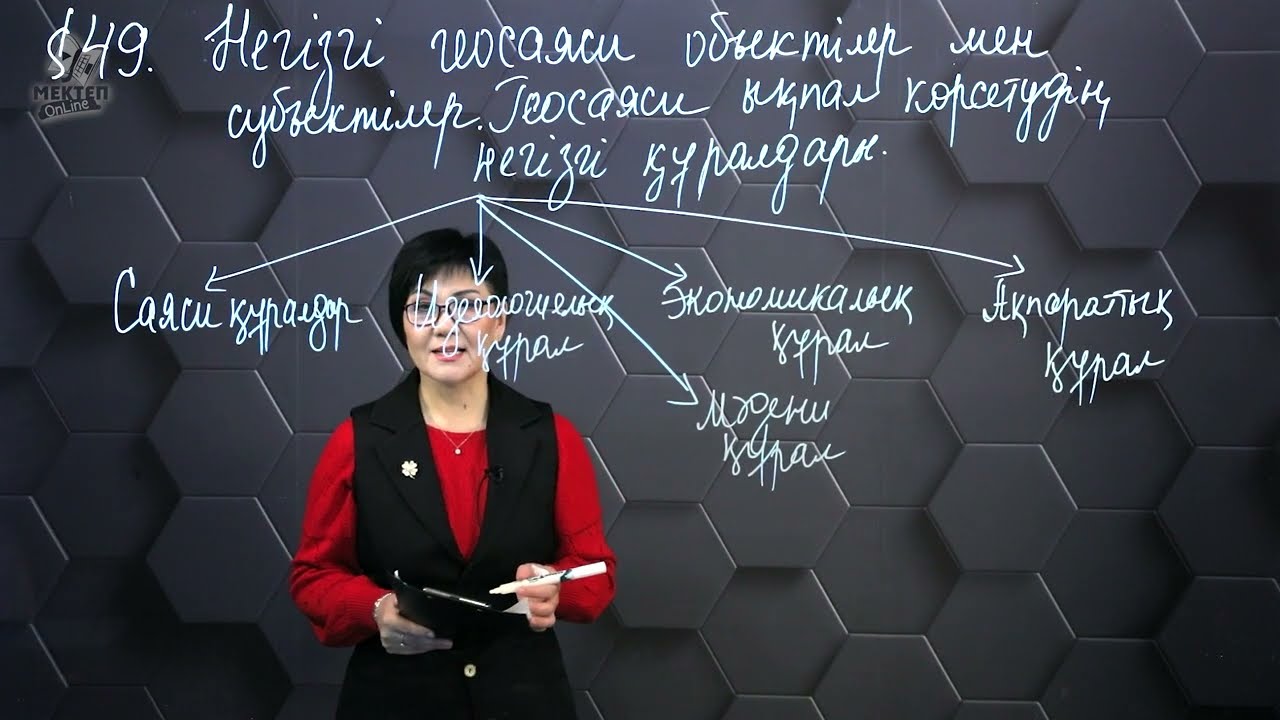 §49. Негізгі геосаяси объектілер мен субъектілер. Геосаяси ықпал көрсетудің негізгі құралдары.