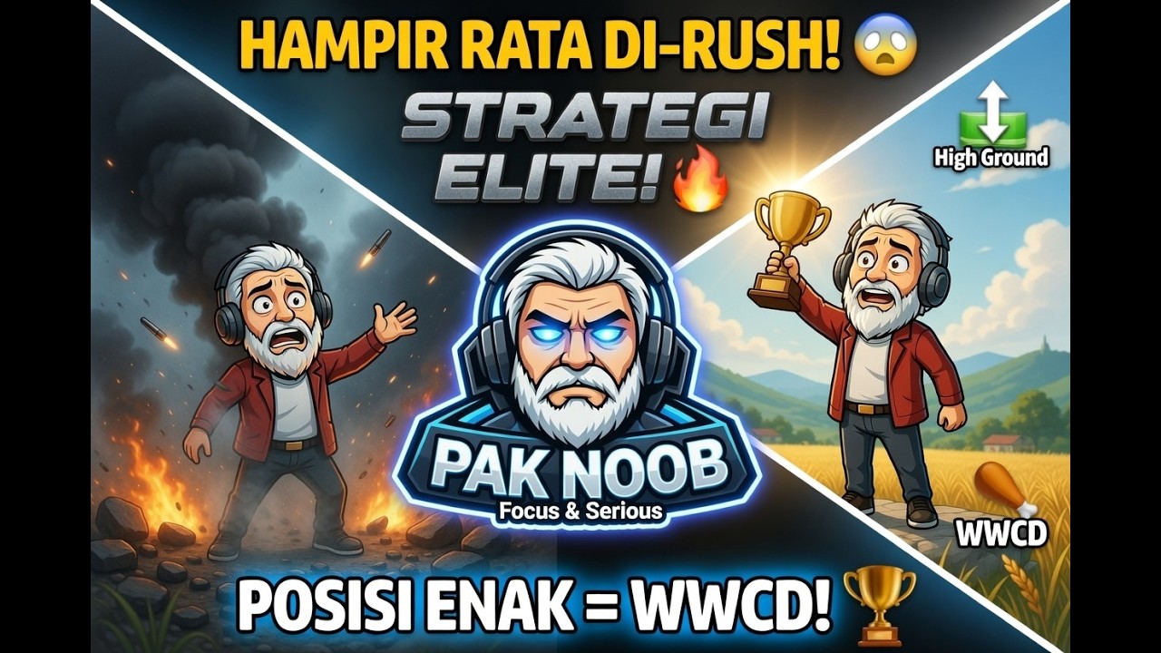 GAK JADI MATI! 🔥 Momen Epic Pak Noob Balikkan Keadaan Sampai Chicken Dinner! #Shorts