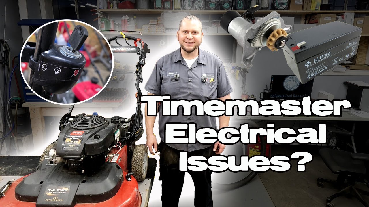 Toro TimeMaster Mower Won’t Start? Full Electrical System Diagnosis & How To Replace Battery / Fuse