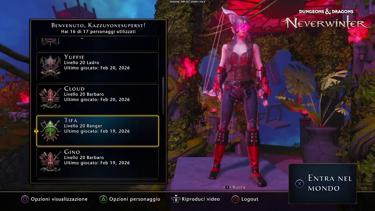 Neverwinter ITA: Serata Account Principale