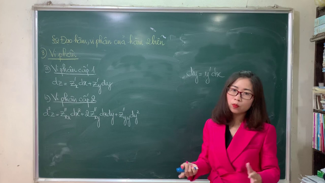 Giải tích 2 - Chương 1 - Bài 2: Đạo hàm hàm 2 biến P3