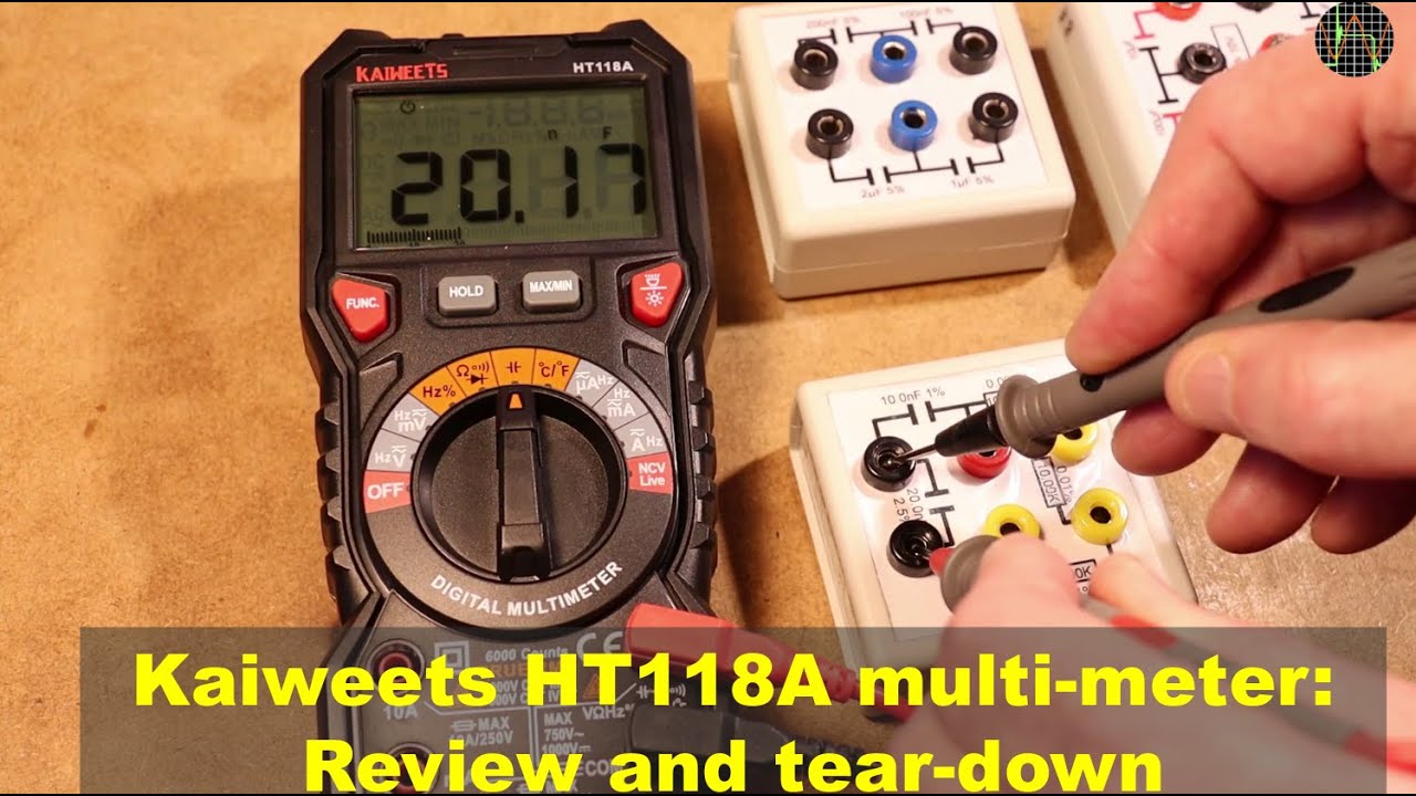 Kaiweets HT118A multi-meter: review and tear-down