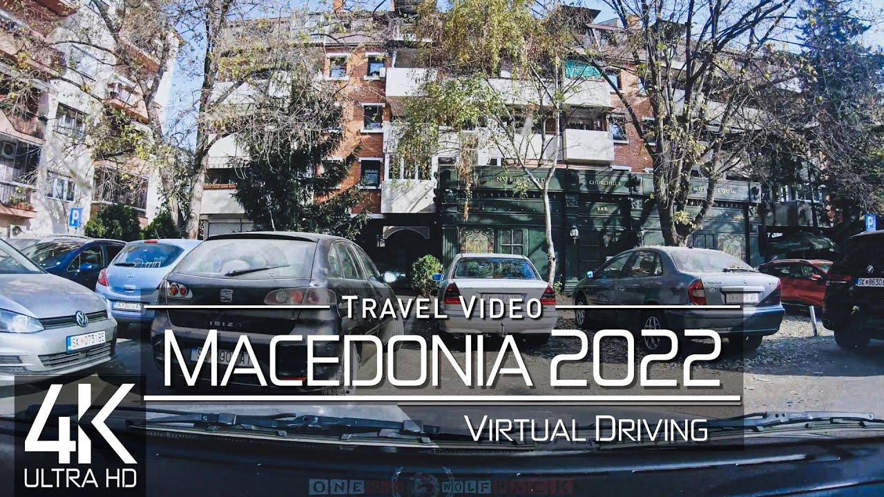 【4K 60fps】🇲🇰 1 ½ HOUR RELAXATION FILM: 🚗 «Driving in Macedonia (Europe)» Ultra HD 📺 UHD 2160p AmbiTV