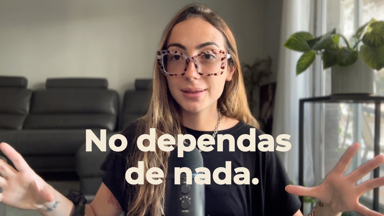 Que tu paz no dependa de absolutamente nada.
