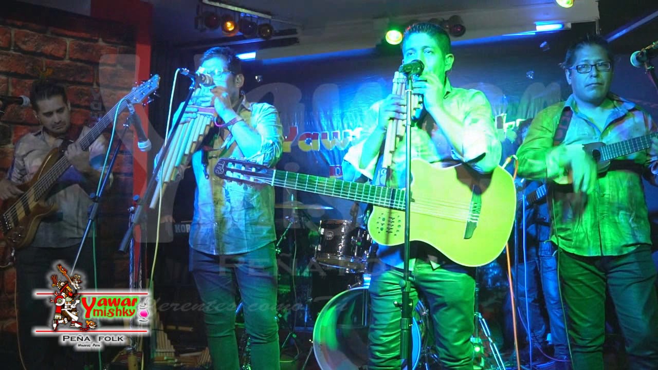 somos  ANDU en el YAWAR MISHKY pe&ntilde;a folk - Huaraz