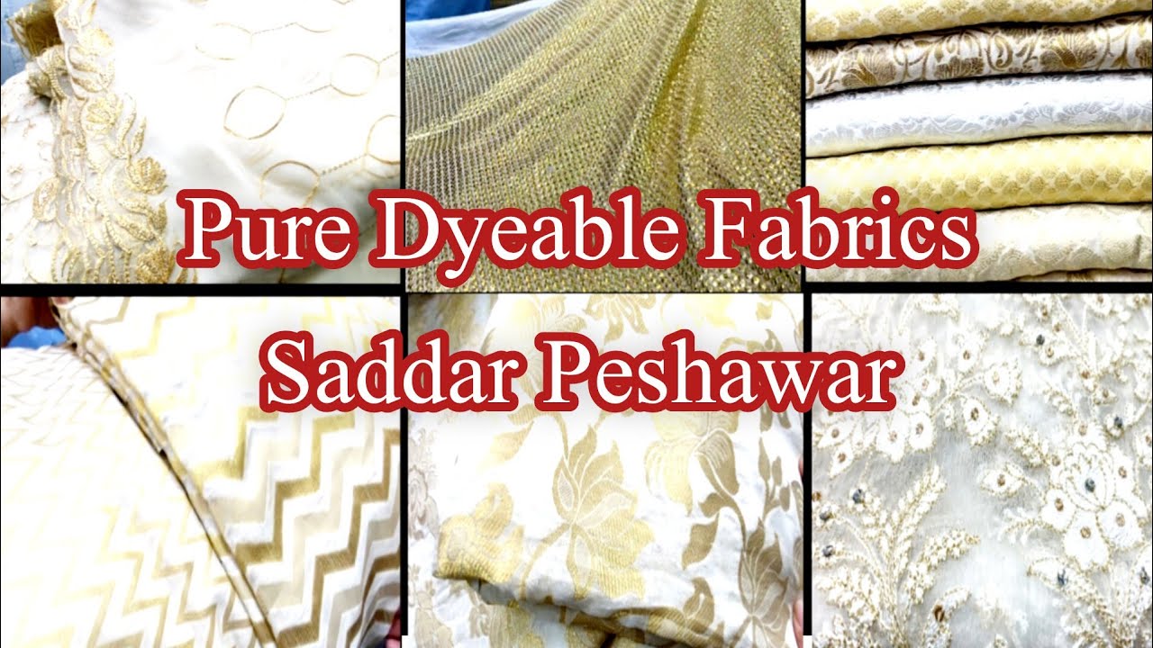 Pure Fabric For Wedding Dresses | Jamawar | Organza | Atlas | Saddar Bazar | @Waqas_Vlogs786